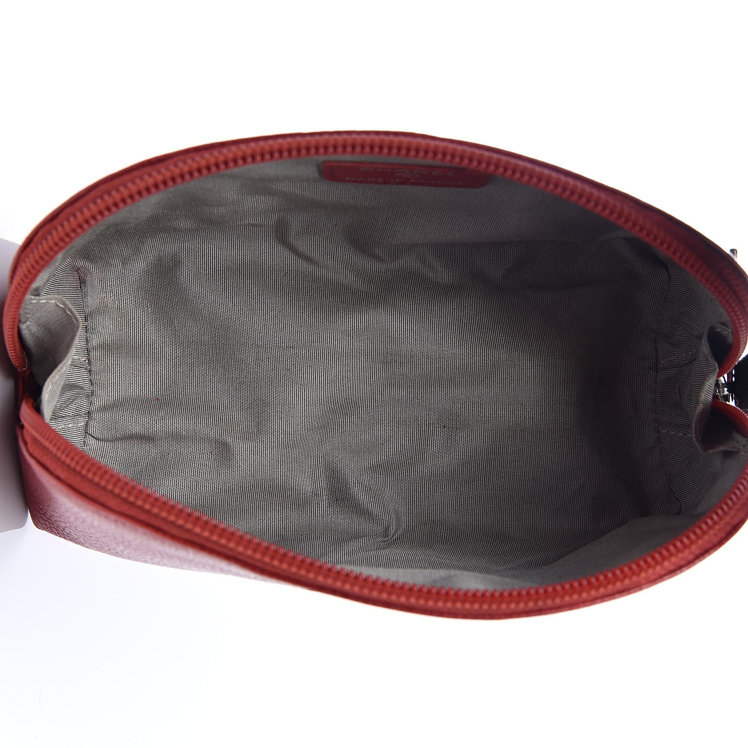 Chanel Caviar Timeless CC Cosmetic Pouch Red 5 of 12