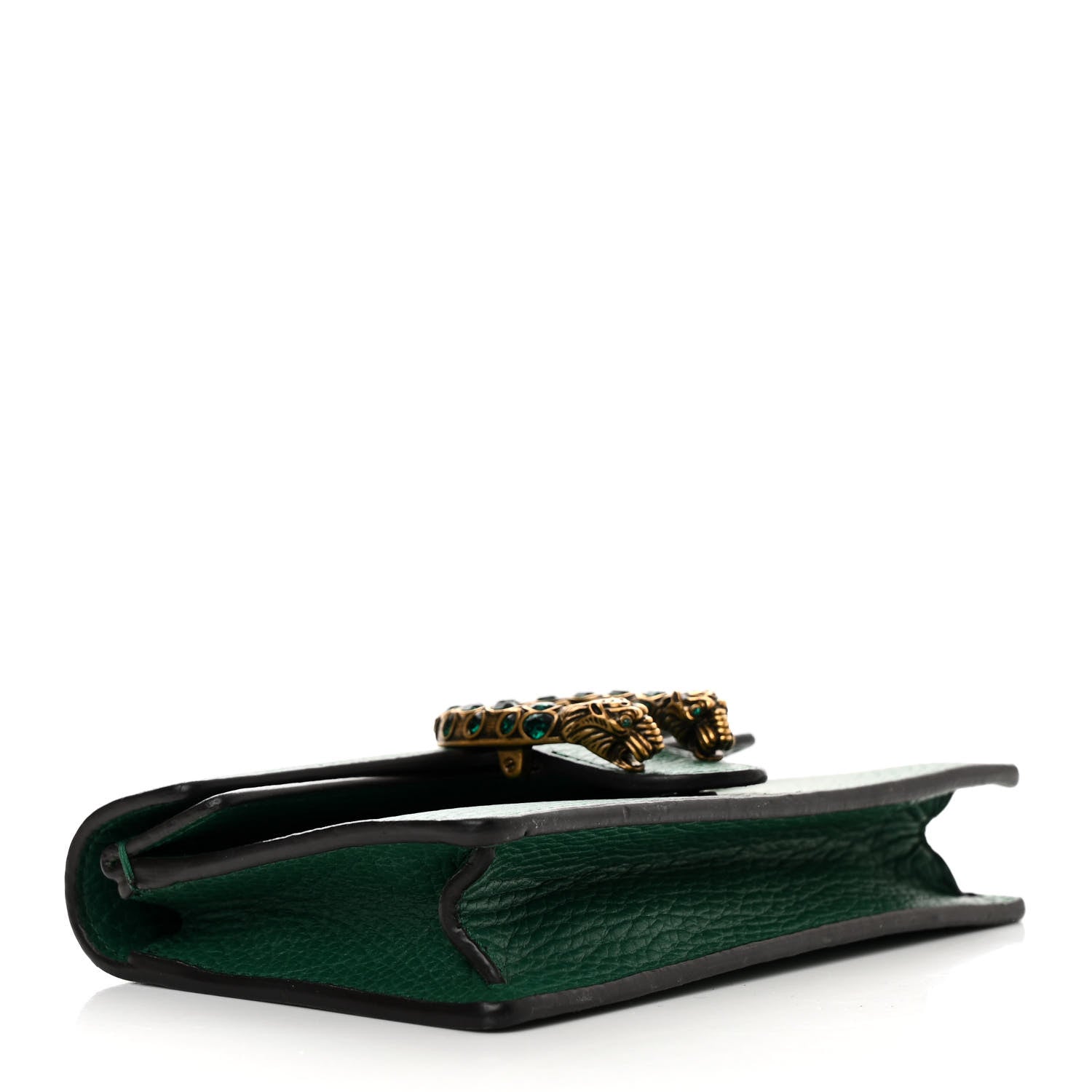 Gucci Dollar Calfskin Crystal Super Mini Dionysus Shoulder Bag Emerald 4 of 9