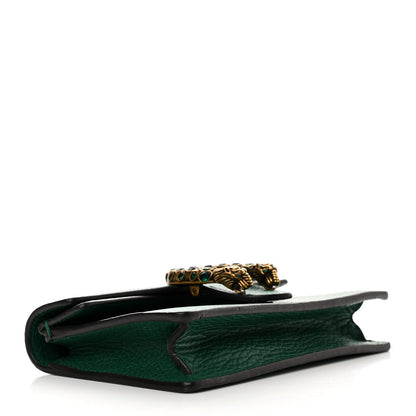 Gucci Dollar Calfskin Crystal Super Mini Dionysus Shoulder Bag Emerald 4 of 9