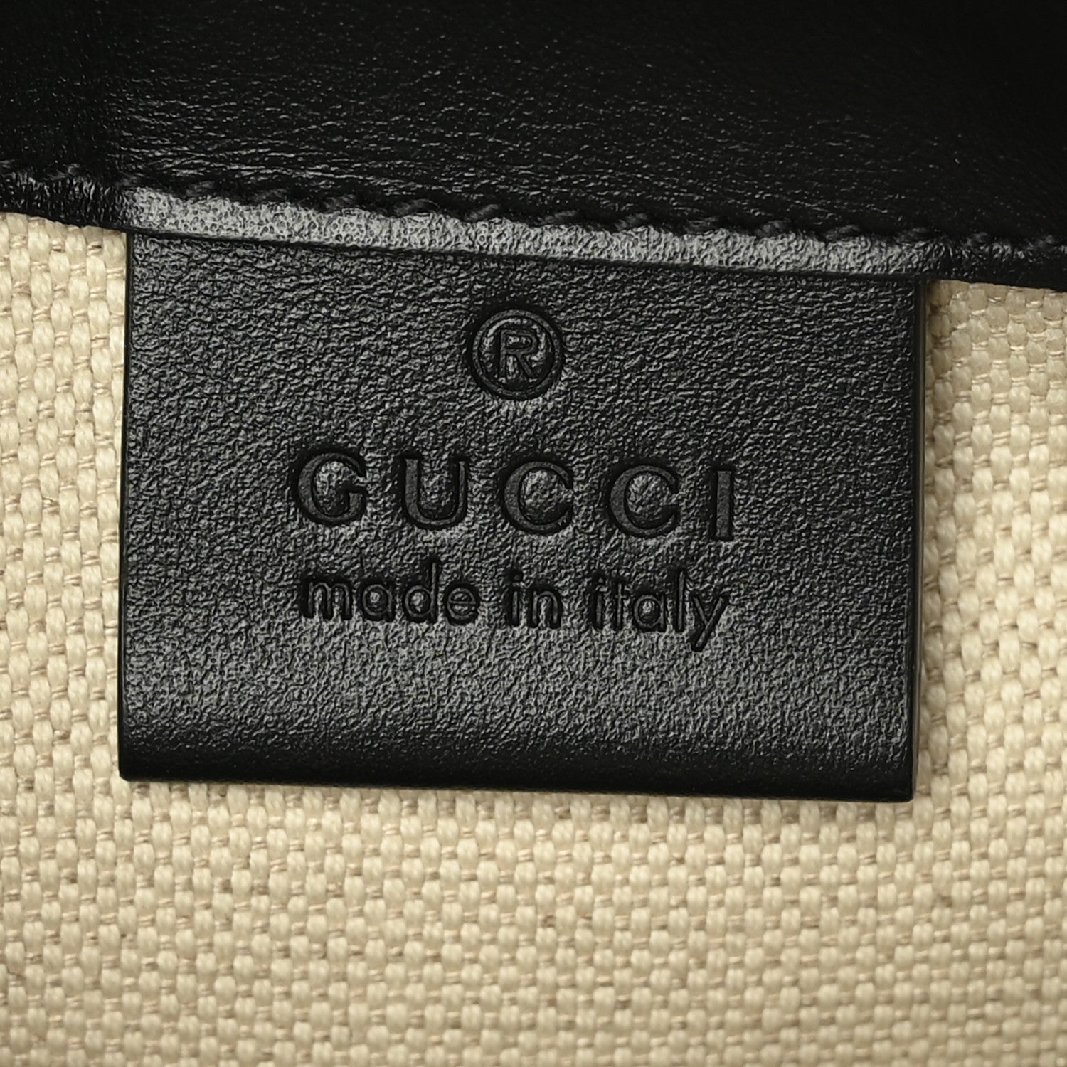 Gucci Calfskin GG Tennis Embossed Messenger Bag Black 6 of 7