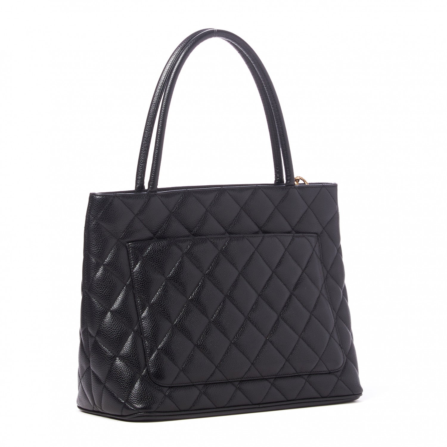 Chanel Caviar Quilted Medallion Tote Black 2 of 9