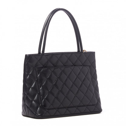 Chanel Caviar Quilted Medallion Tote Black 2 of 9