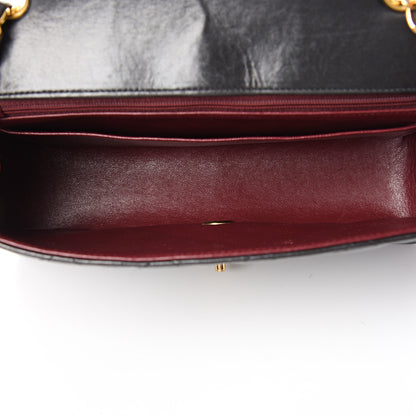 Chanel Lambskin Quilted Medium Single Flap Black 4 of 12