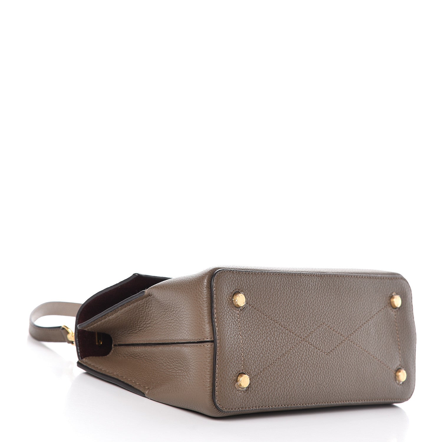 Mulberry Small Classic Grain Calfskin Mini Seaton Clay 4 of 11