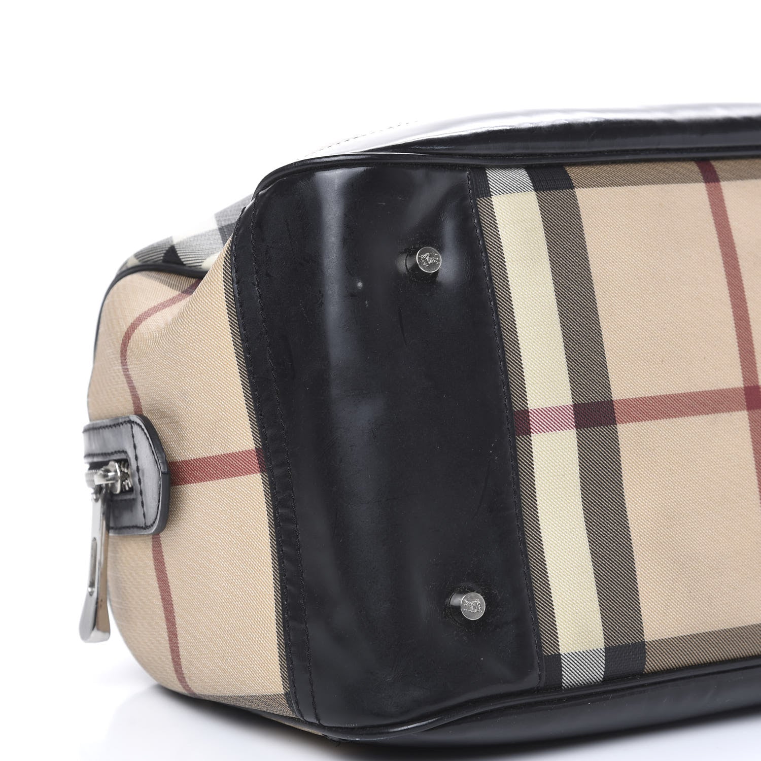 Burberry Nova Check Bowling Bag Black 11 of 14