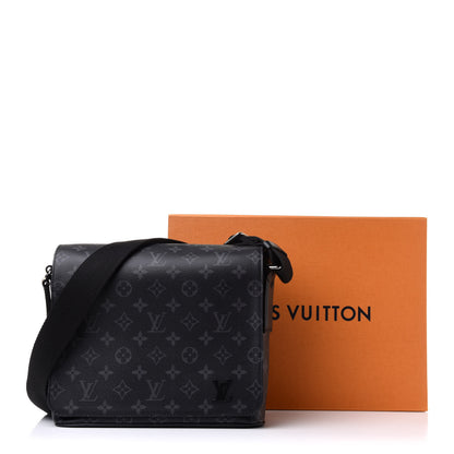 Louis Vuitton Monogram Eclipse District PM Black 9 of 9