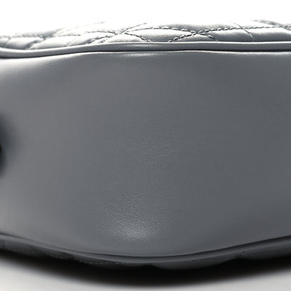 Gucci Calfskin Matelasse Aria Small GG Marmont Chain Shoulder Bag Deep Grey 11 of 12