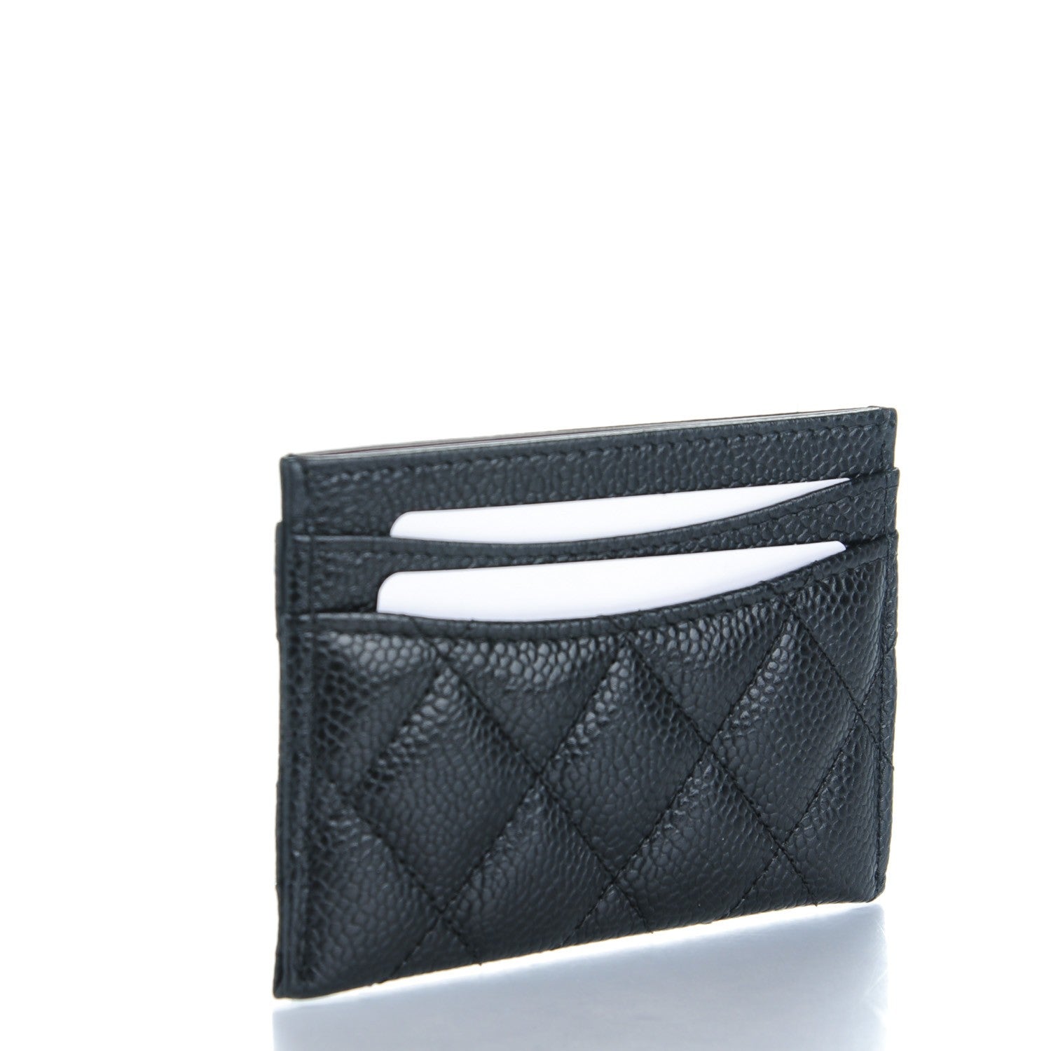 Chanel Caviar Quilted Card Holder Black 3 of 8
