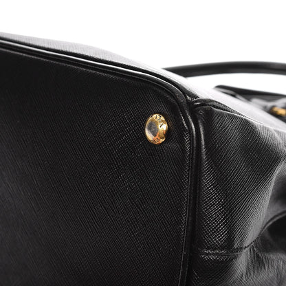 Prada Saffiano Small Galleria Double Zip Tote Black 14 of 15