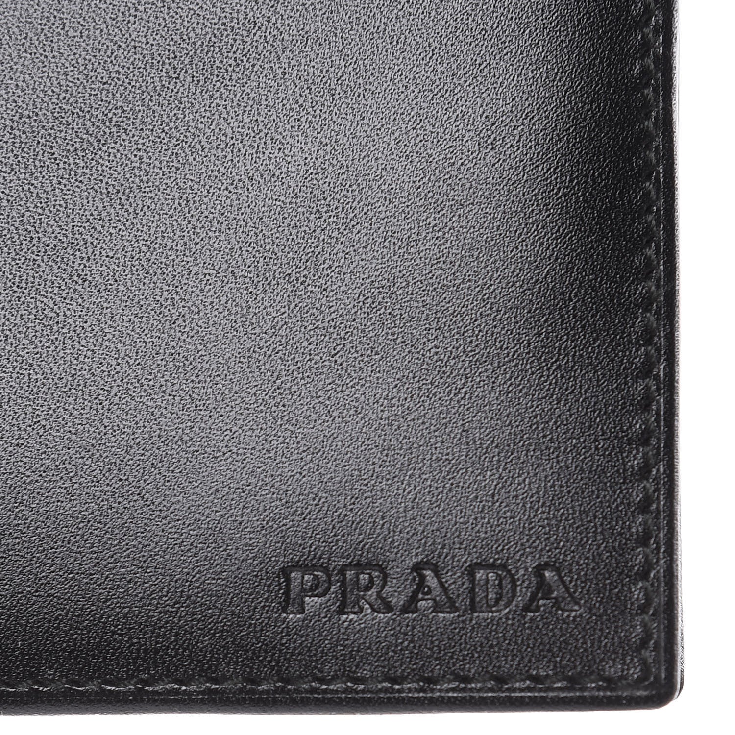 Prada Siviglia Bi-Fold Wallet Black 7 of 10
