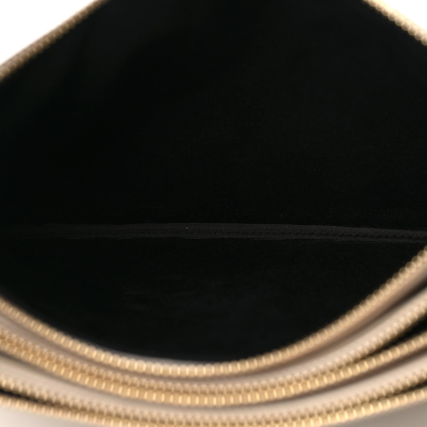 Lambskin Large Trio Crossbody Bag Beige