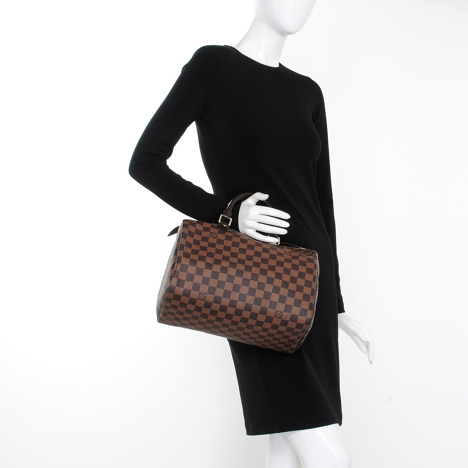 Louis Vuitton Damier Ebene Speedy 30 2 of 9