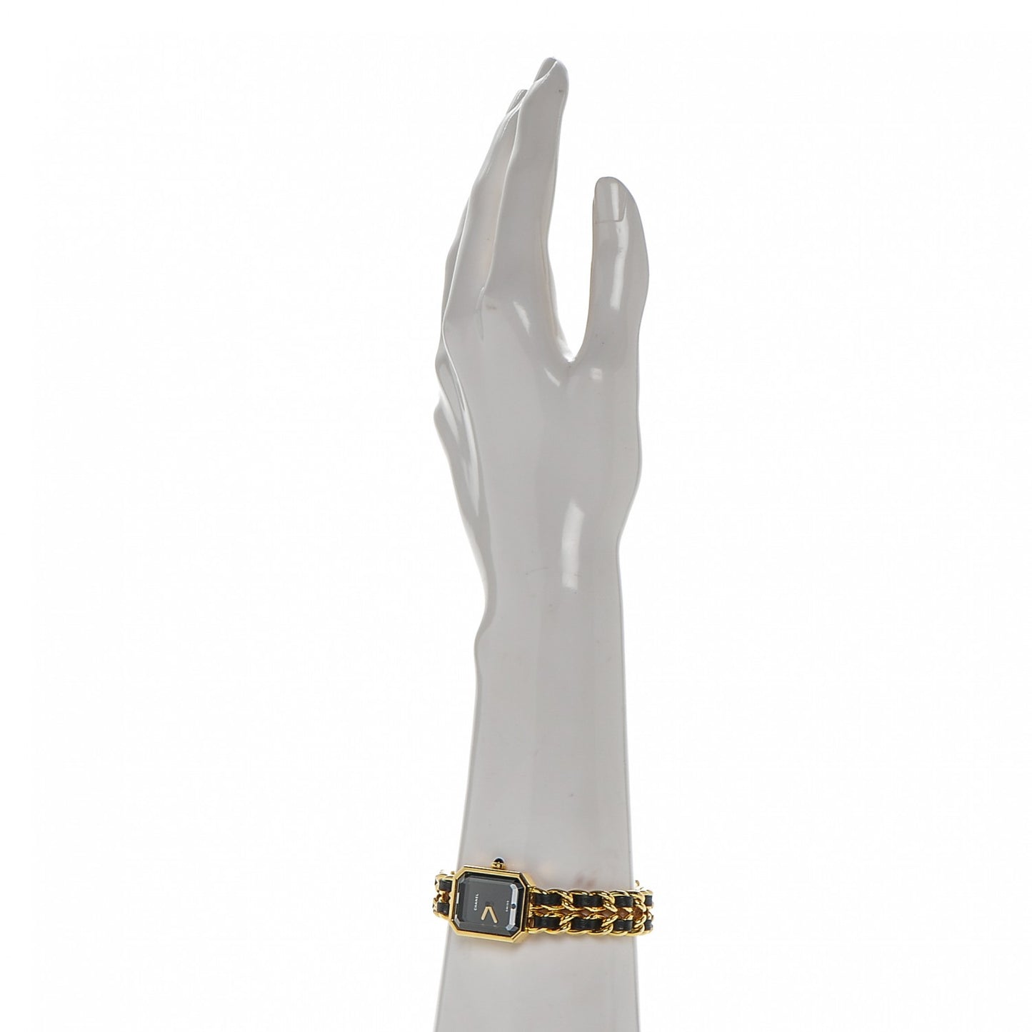 Stainless Steel Lambskin 20mm Chain Premiere Quartz Watch Gold M