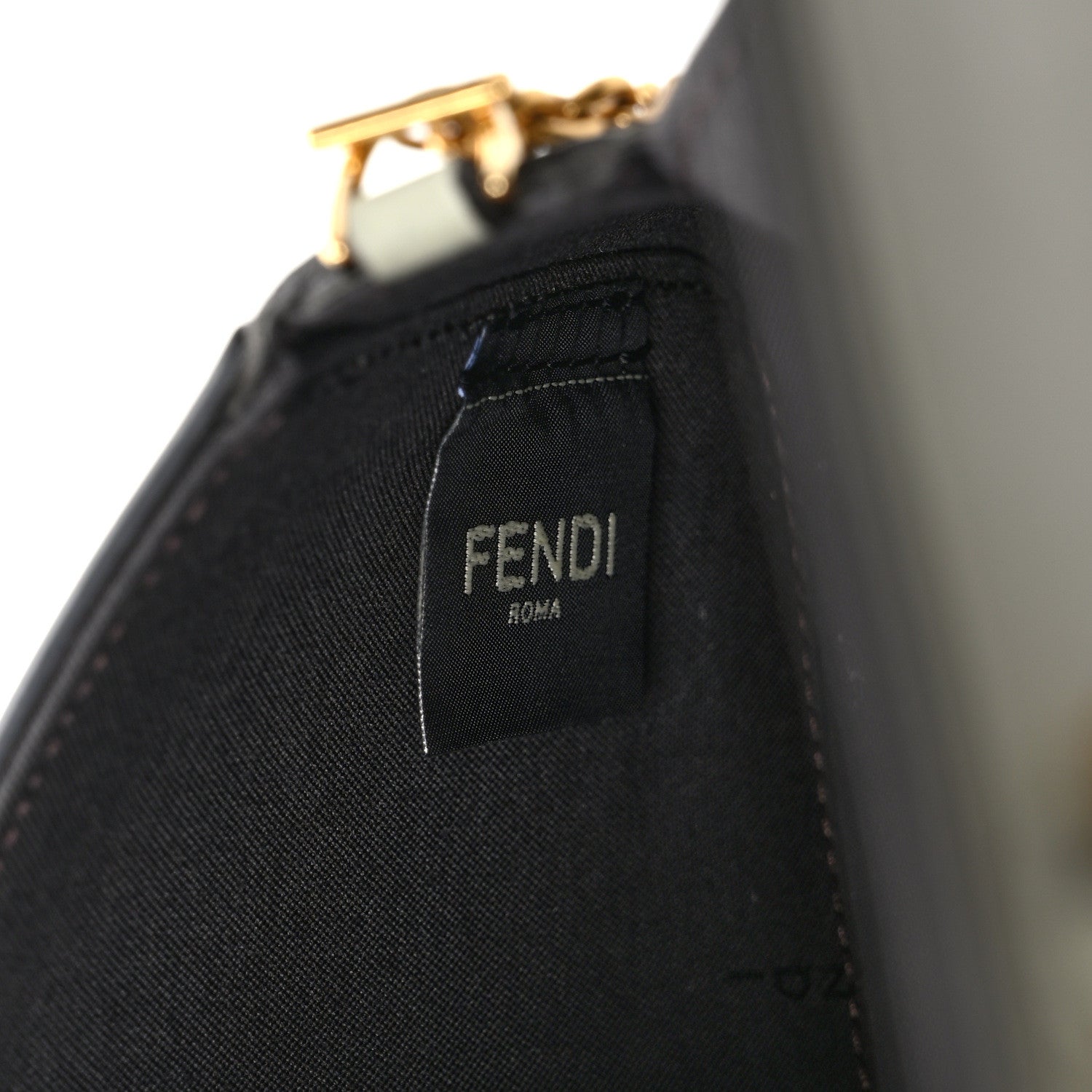 Fendi Vitello Grace Matte Fendigraphy Wallet on Chain Green Tea 7 of 12