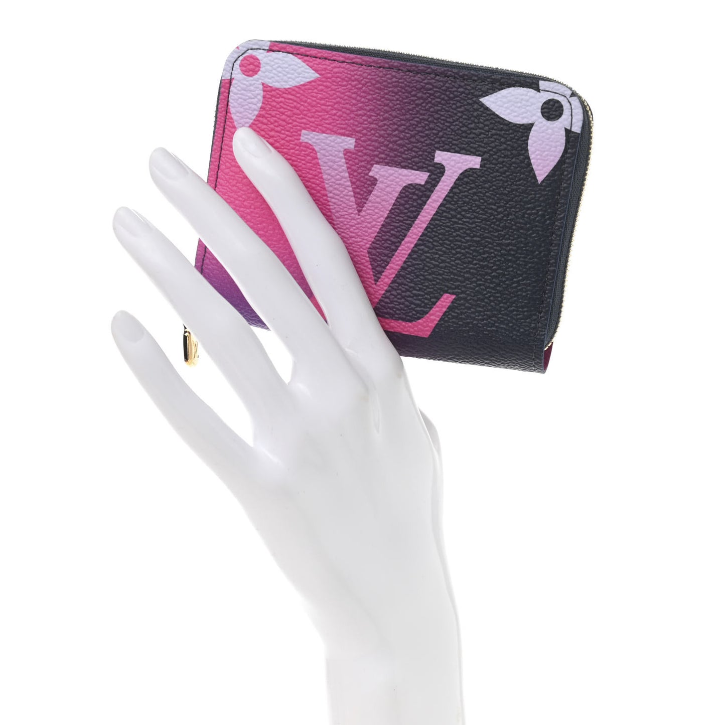Monogram Giant Spring In The City Zippy Coin Purse Midnight Fuchsia