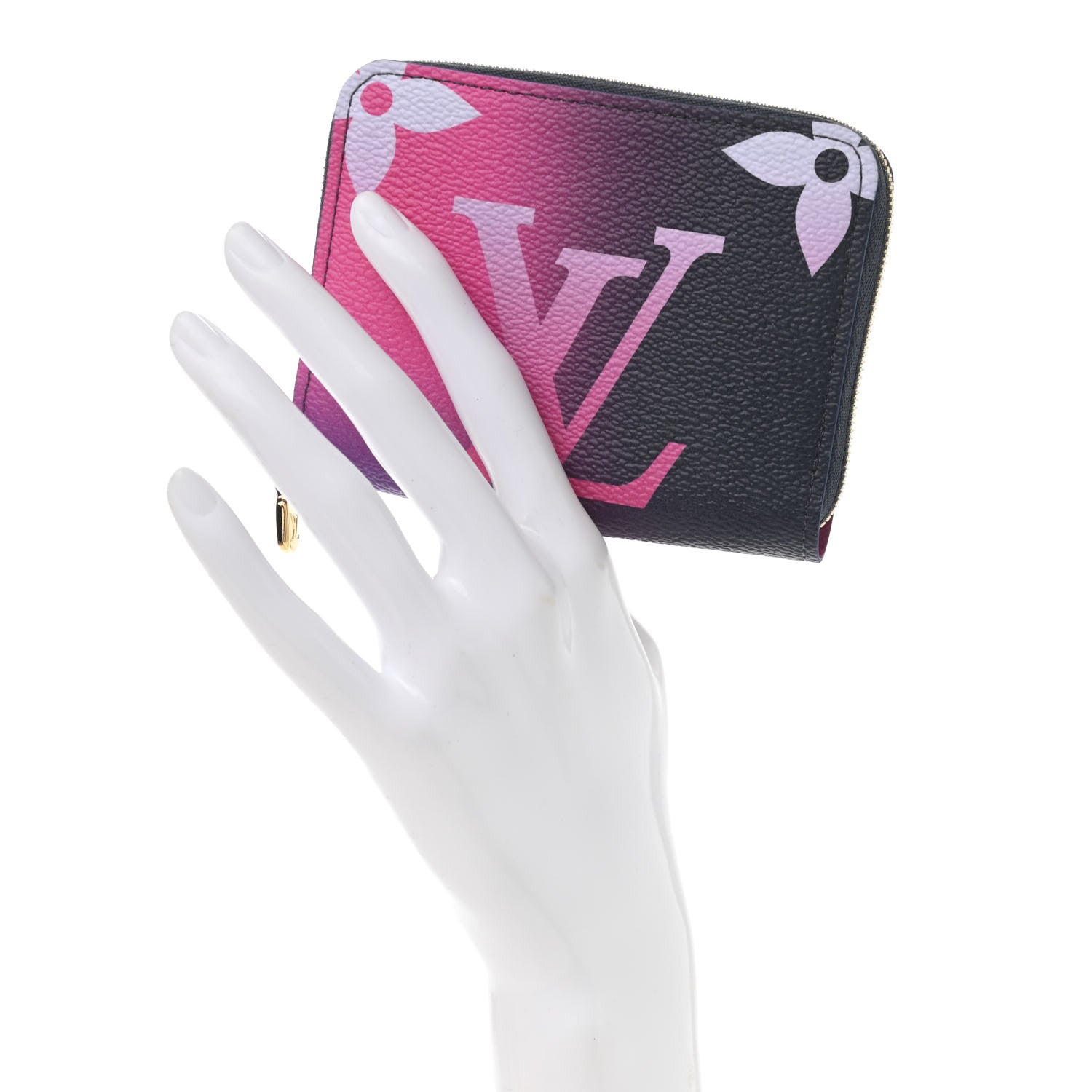 Louis Vuitton Monogram Giant Spring In The City Zippy Coin Purse Midnight Fuchsia 2 of 7