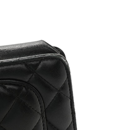 Chanel Lambskin Quilted Wallet On Chain WOC Black 18 of 18
