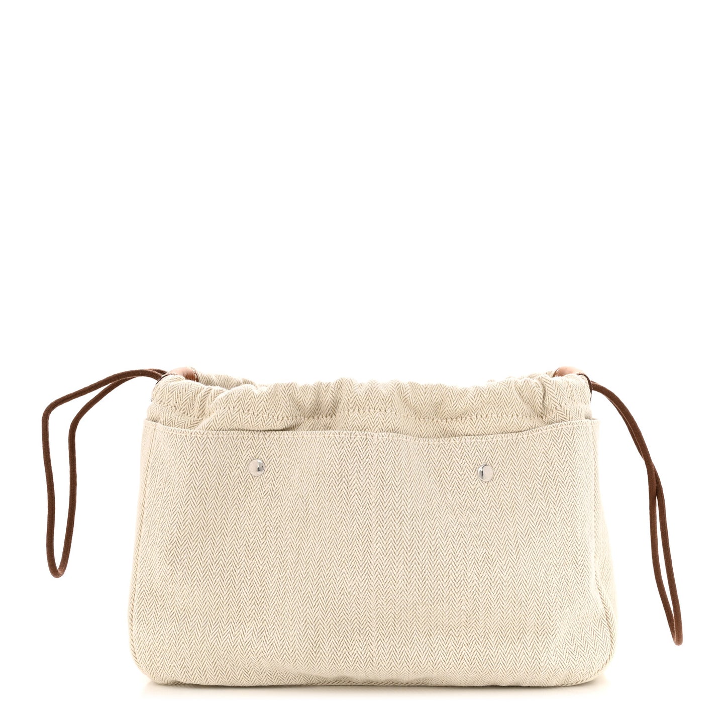 Canvas Barenia Fourbi 25 MM Pouch Naturel Fauve