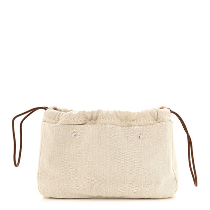 Hermes Canvas Barenia Fourbi 25 MM Pouch Naturel Fauve 1 of 11