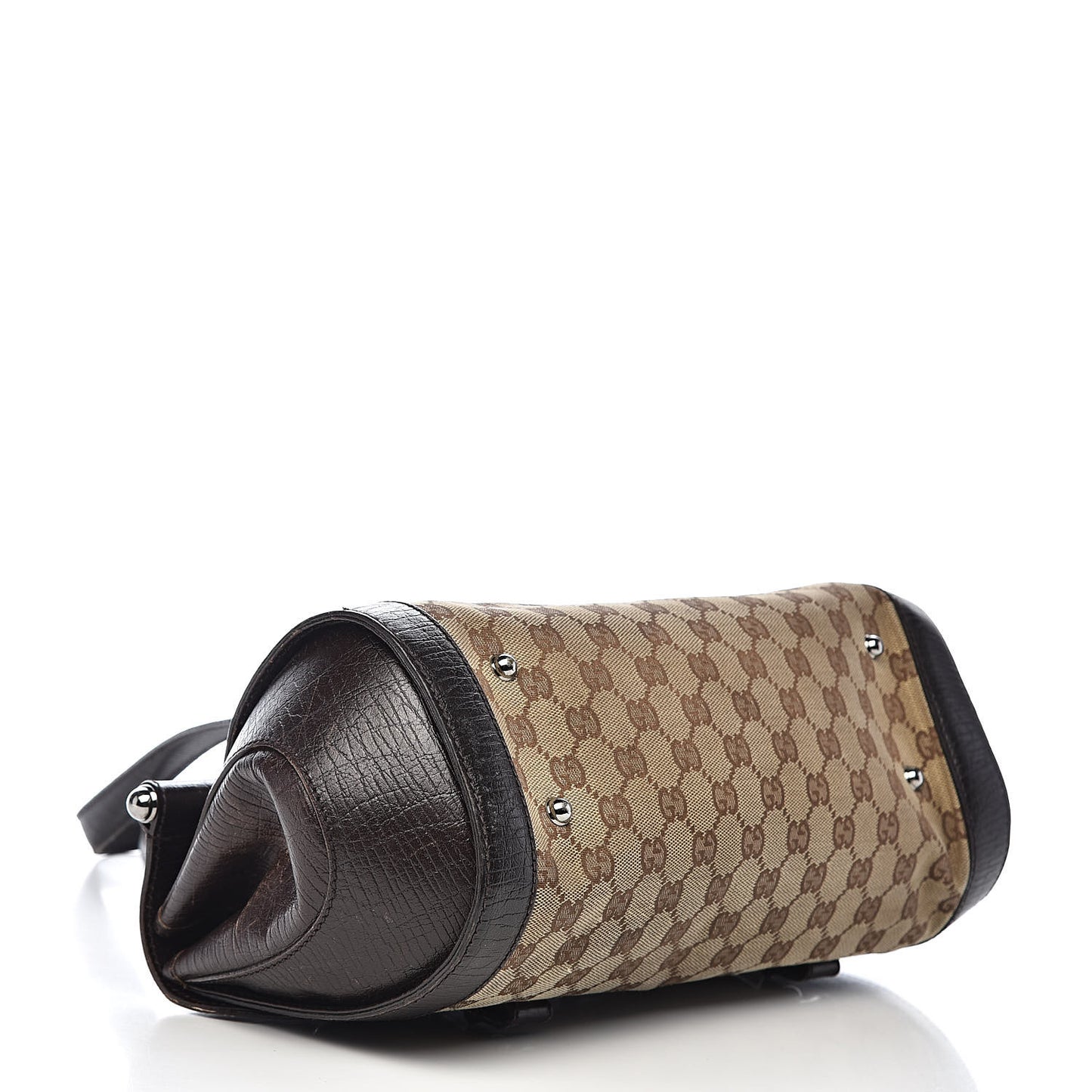 Monogram Bamboo Bullet Bag Dark Brown