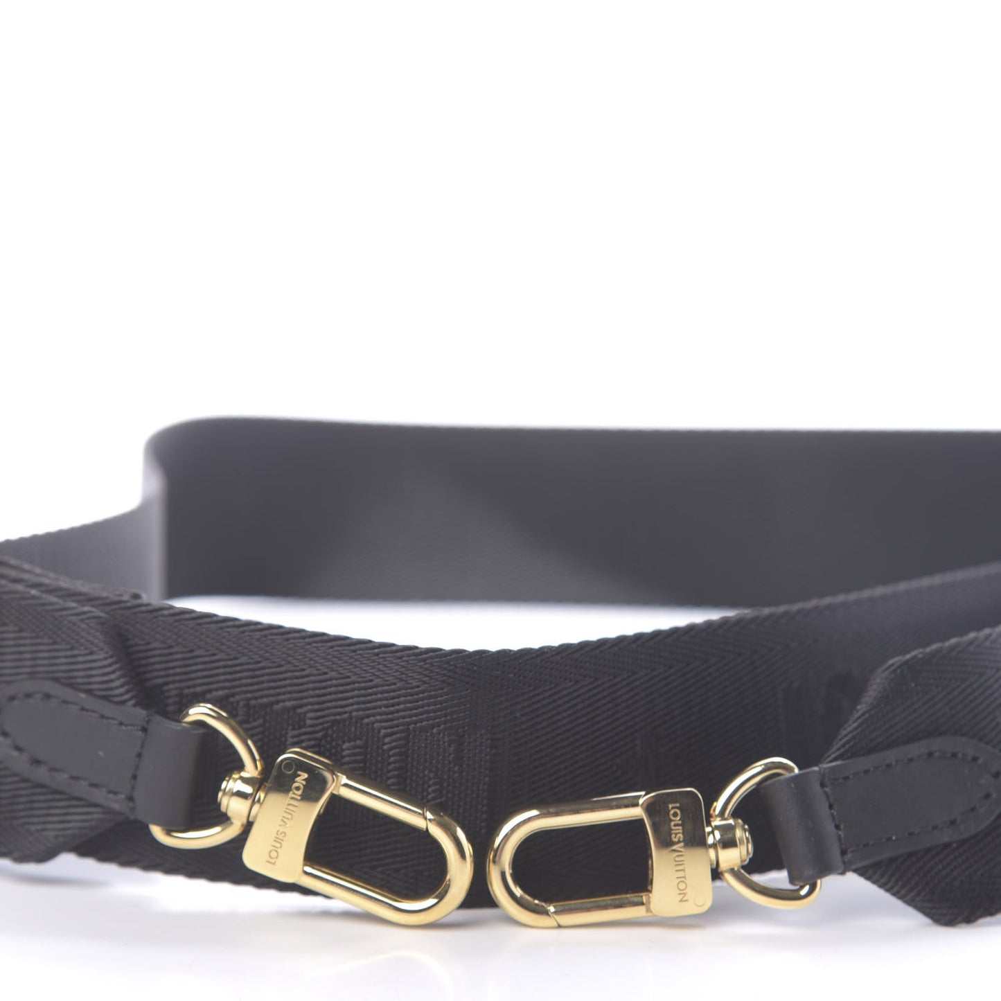 Nylon Petite Malle Souple Shoulder Strap Black