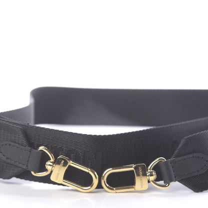 Louis Vuitton Nylon Petite Malle Souple Shoulder Strap Black 2 of 4