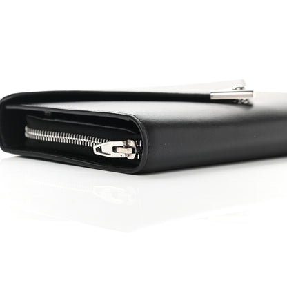 Alexander Wang Calfskin Prisma Skeletal Envelope Wallet Clutch Black 9 of 12