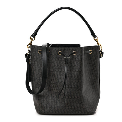 Saint Laurent Toile Classic Monogram Emmanuelle Bucket Bag Black 1 of 8