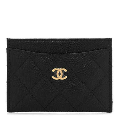 Chanel Caviar Quilted Card Holder Black 1 of 9