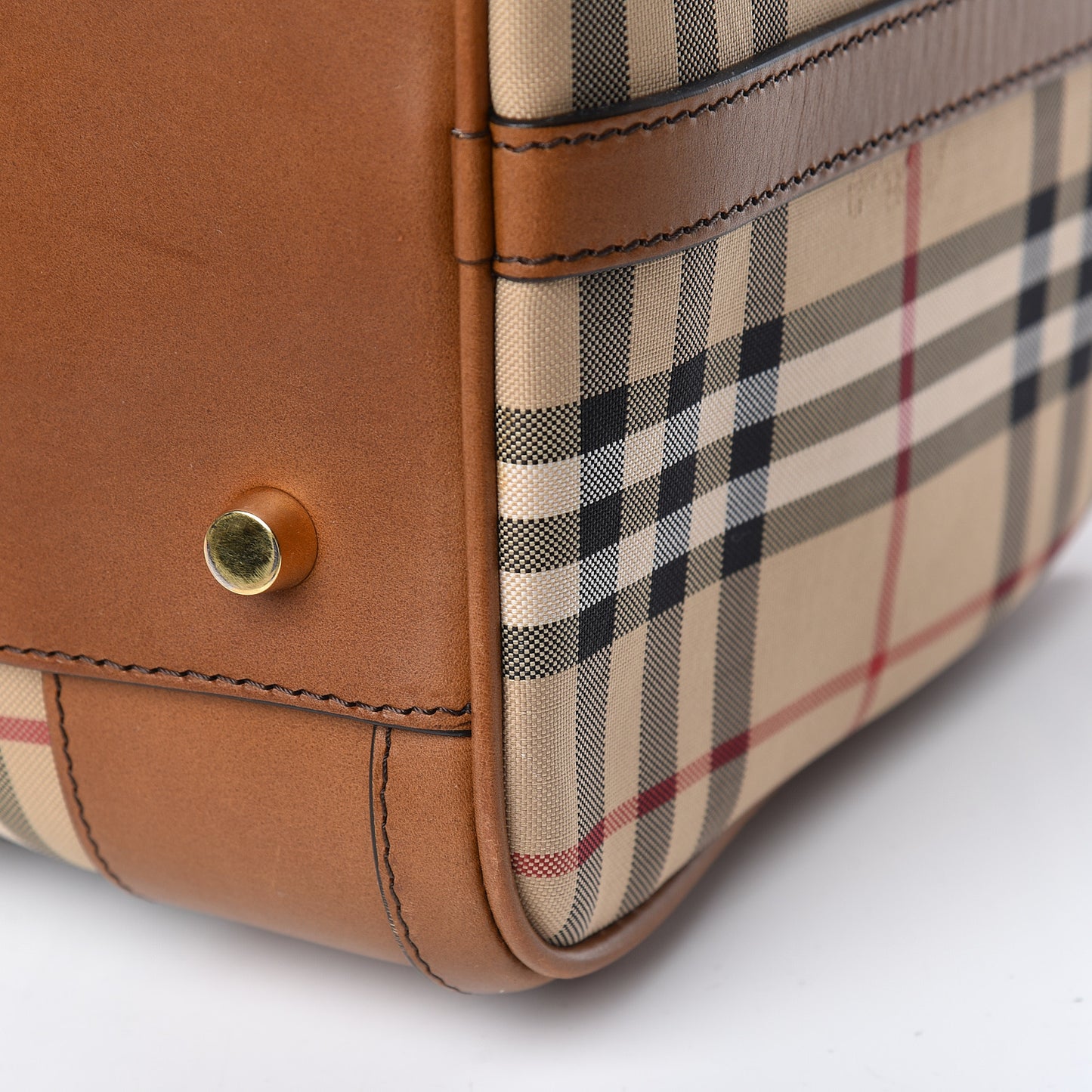 Horseferry Check Large Alchester Bowling Bag Tan