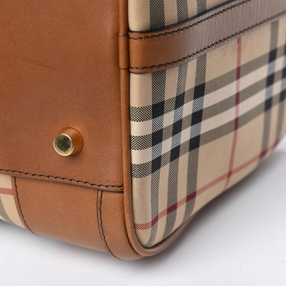 Burberry Horseferry Check Large Alchester Bowling Bag Tan 13 of 14