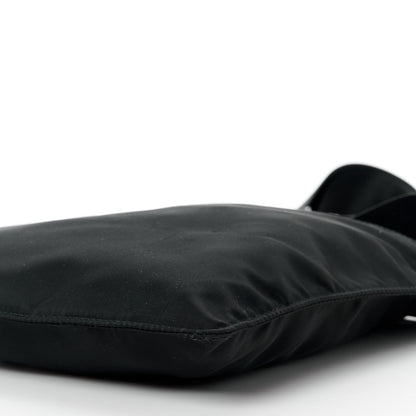 Prada Nylon Vela Flat Messenger Bag Black 11 of 12