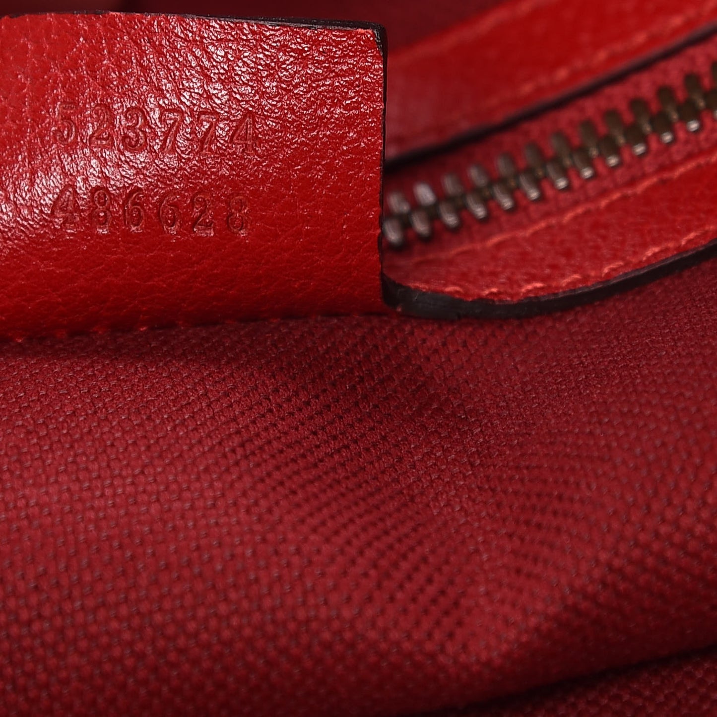Canvas Calfskin Sylvie Stripe Logo Mens Tote Red White Blue