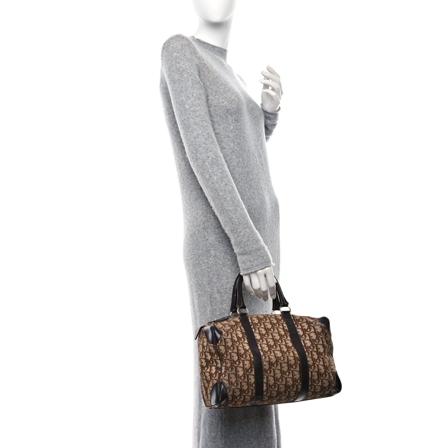 Christian Dior Monogram Boston Brown 2 of 24