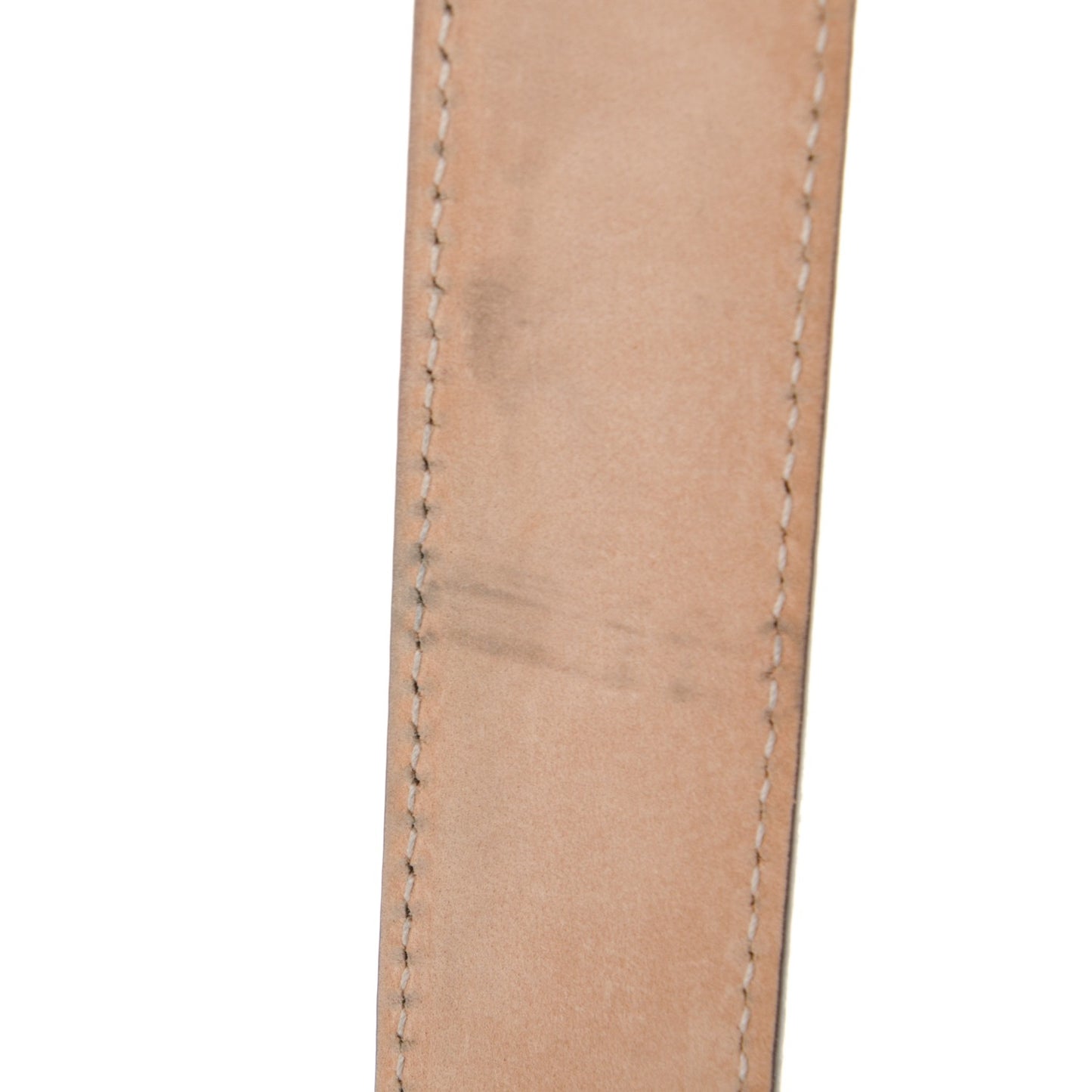 GG Plus Monogram Script Belt 95 38 Dark Brown