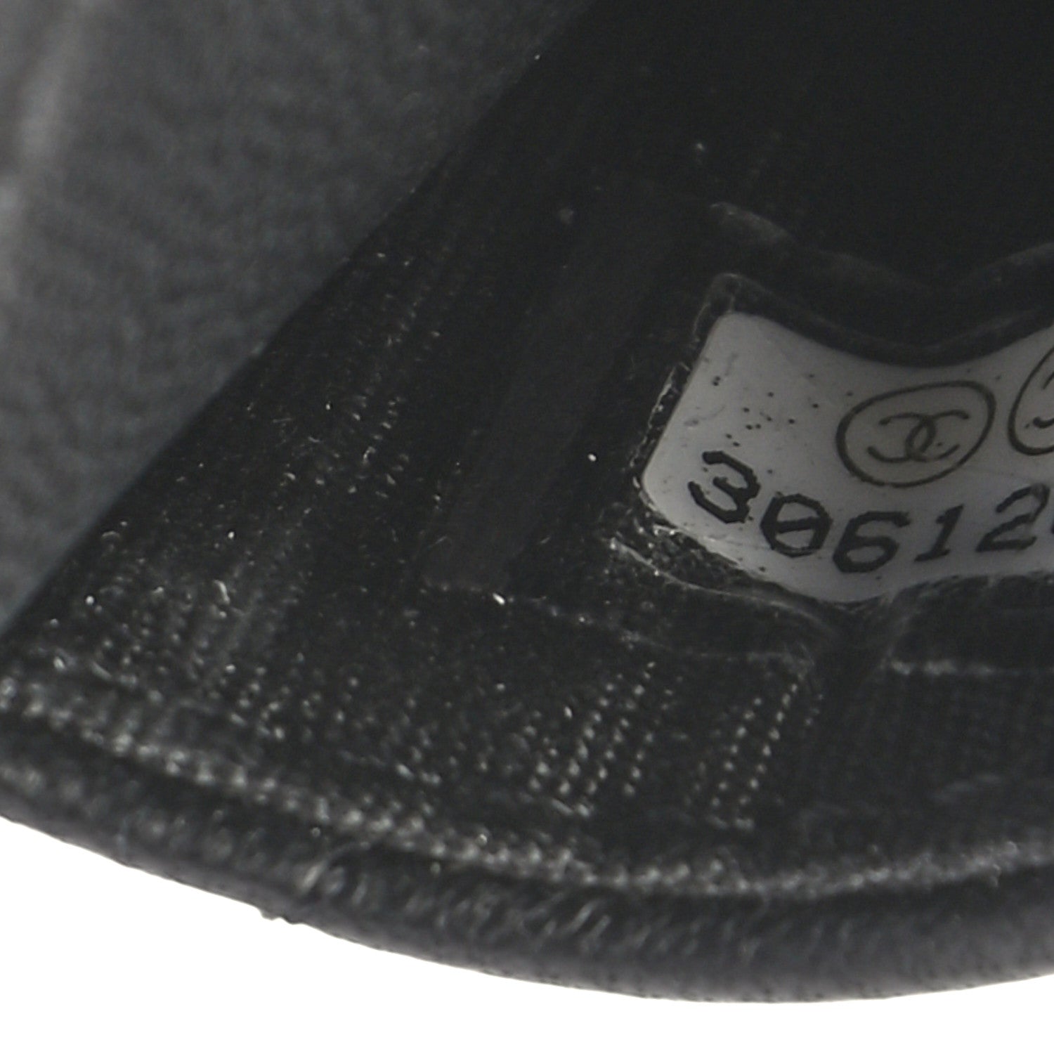 Chanel Lambskin Quilted Glitter Card Holder On Chain Black 7 of 8