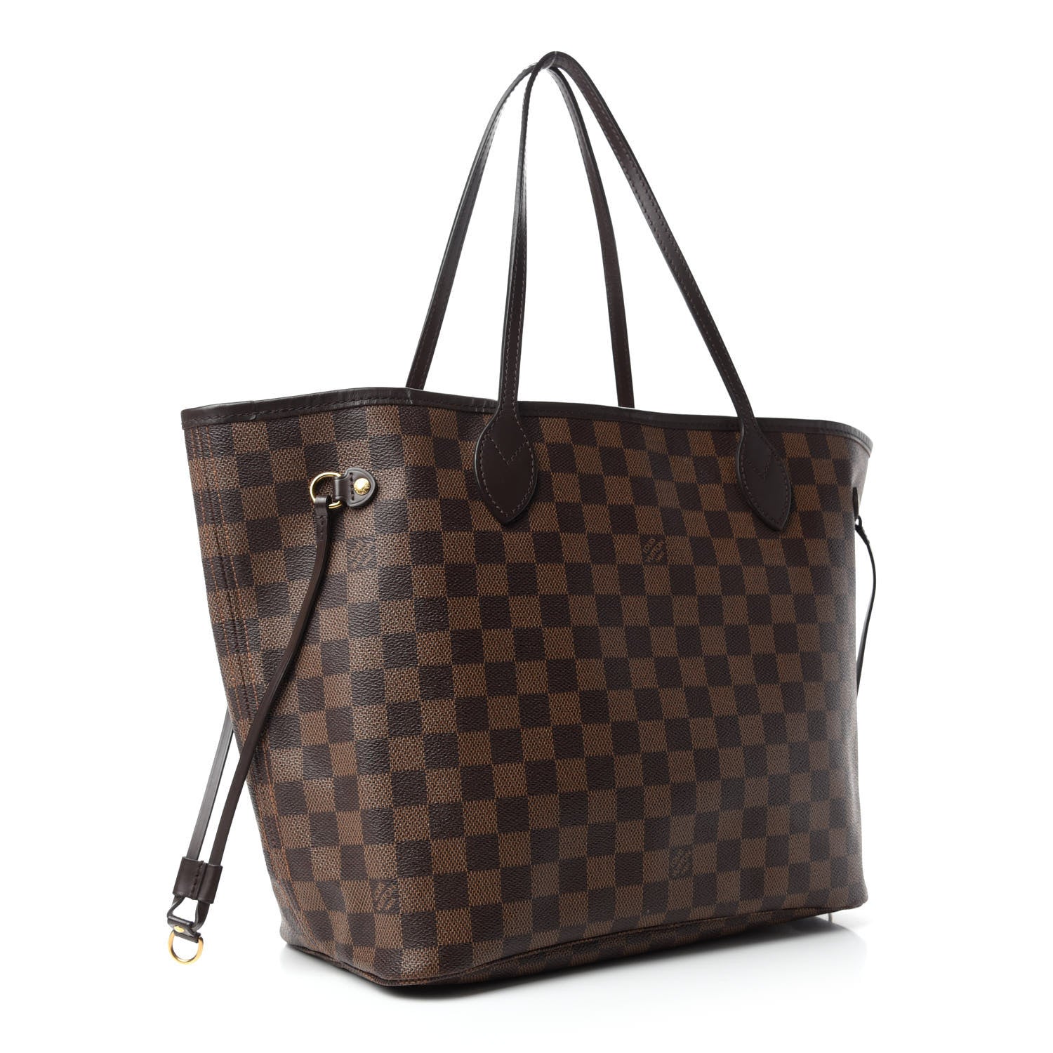 Louis Vuitton Damier Ebene Neo Neverfull MM Rose Ballerine 3 of 14