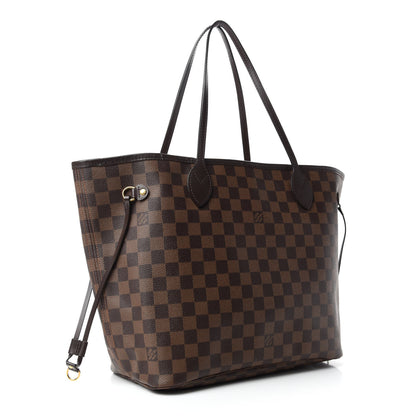 Louis Vuitton Damier Ebene Neo Neverfull MM Rose Ballerine 3 of 14