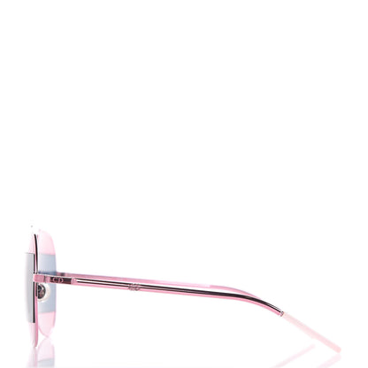 Christian Dior Split 1 Aviator Sunglasses Pink Blue 2 of 6