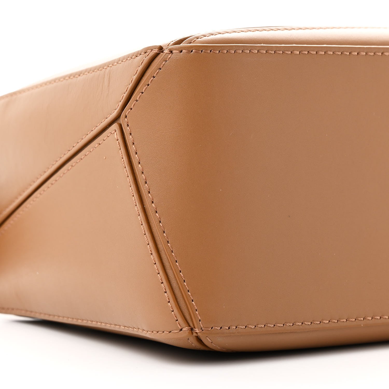 Loewe Satin Calfskin Small Puzzle Bag Oak 8 of 9