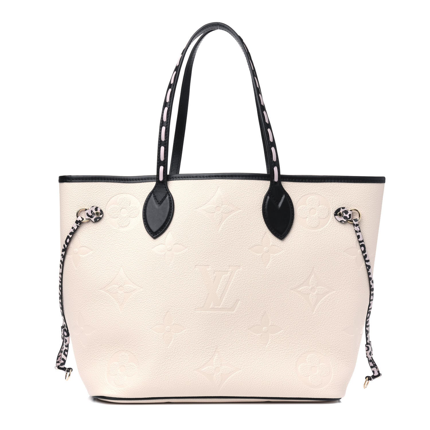 Louis Vuitton Empreinte Monogram Giant Wild At Heart Neverfull MM Creme 1 of 3