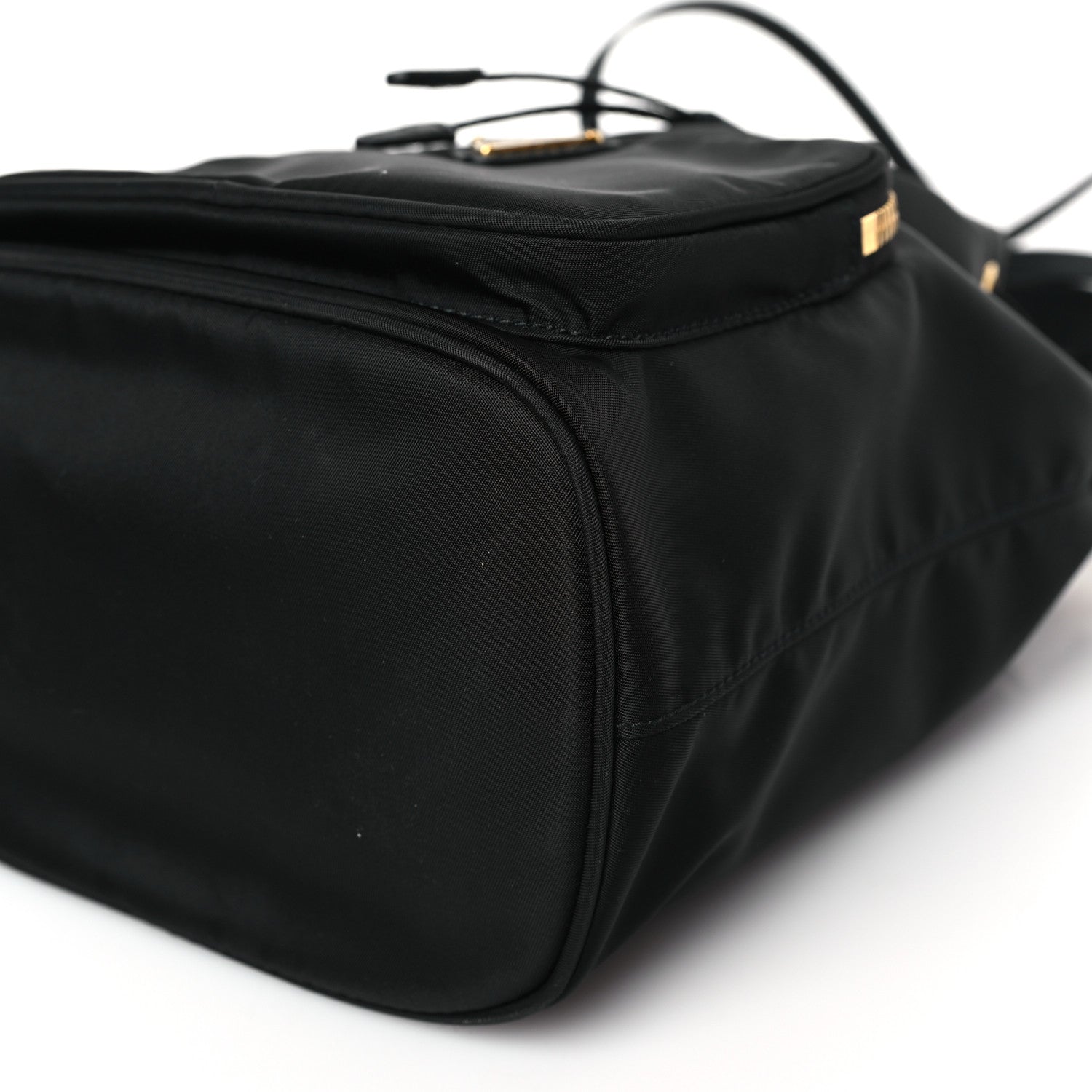 Prada Re-Nylon Duet Drawstring Shoulder Bag Black 8 of 8