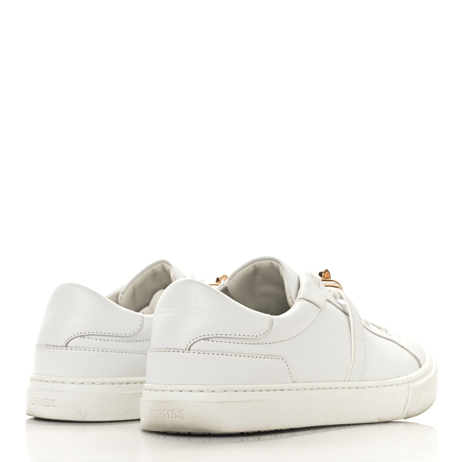 Hermes Calfskin Day Sneakers 40.5 White 5 of 10