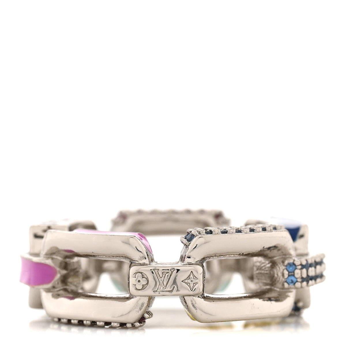 Louis Vuitton Paradise Chain Ring Medium 55 7.25 1 of 8