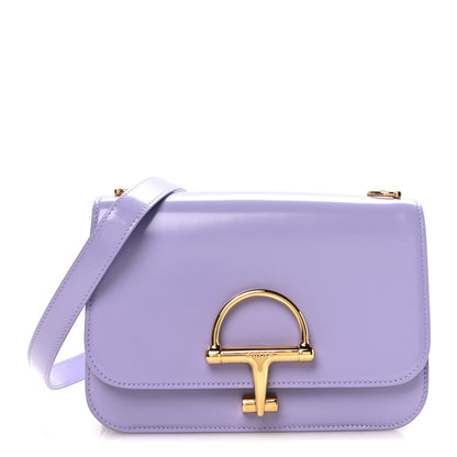 Gucci Patent Siena Small Shoulder Bag Lapis 1 of 10