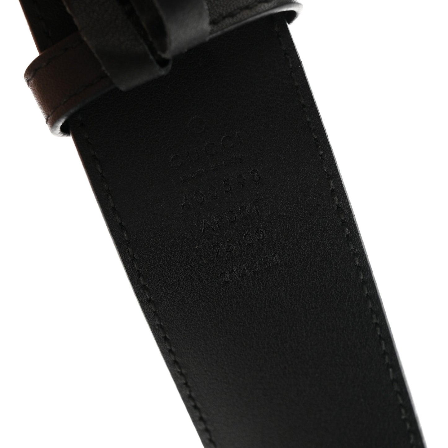 Calfskin Double G 40mm Belt 75 30 Black