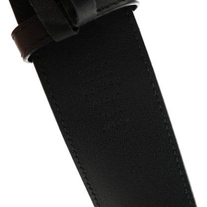 Gucci Calfskin Double G 40mm Belt 75 30 Black 3 of 5