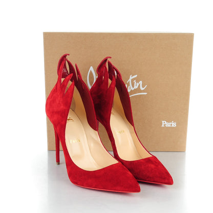Christian Louboutin Suede Victorina 100 Pumps 39.5 Carmin 8 of 8