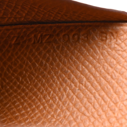 Hermes Epsom Calvi Duo Card Case Gold 7 of 8