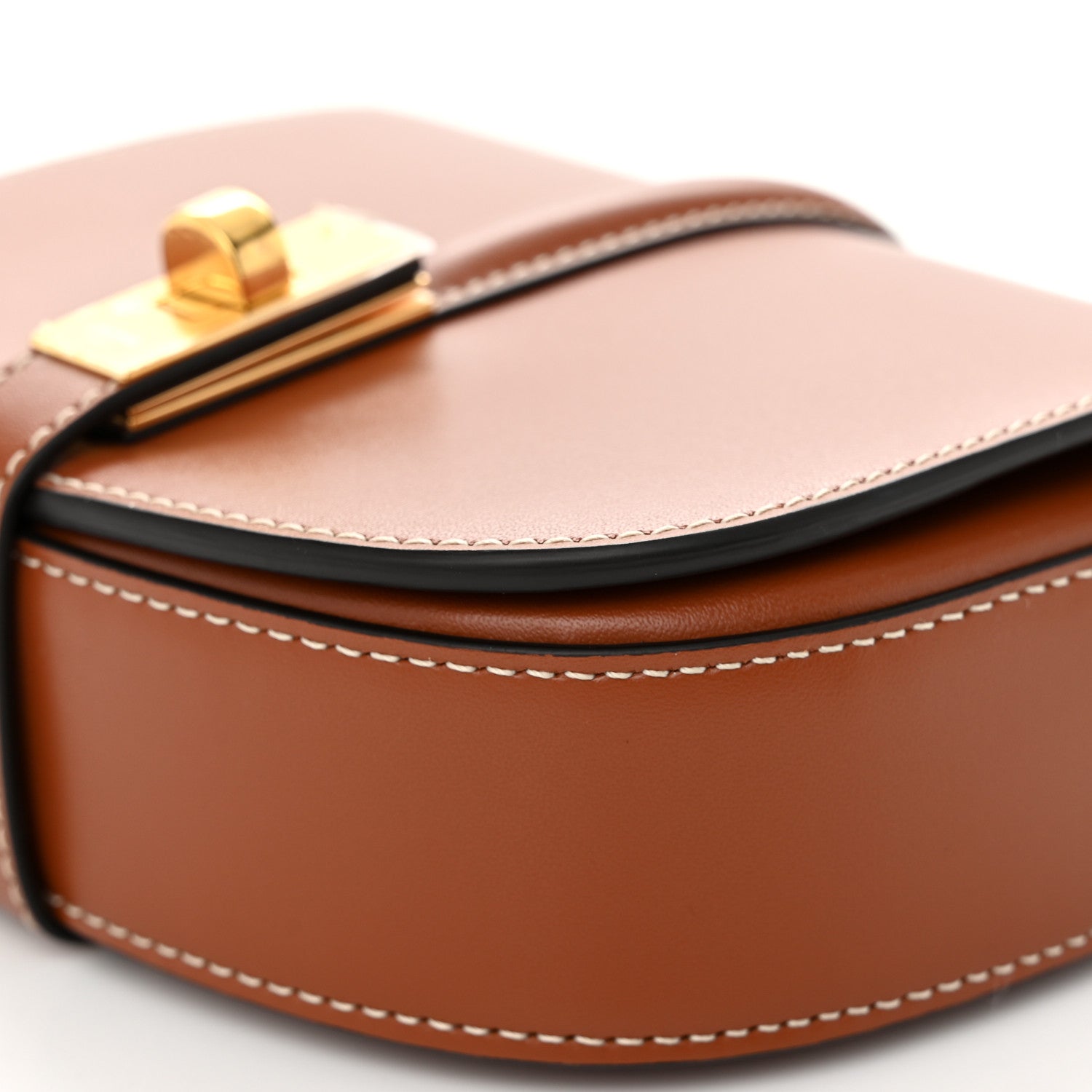 Celine Natural Calfskin Besace Small 16 Wallet on Chain Tan 10 of 10